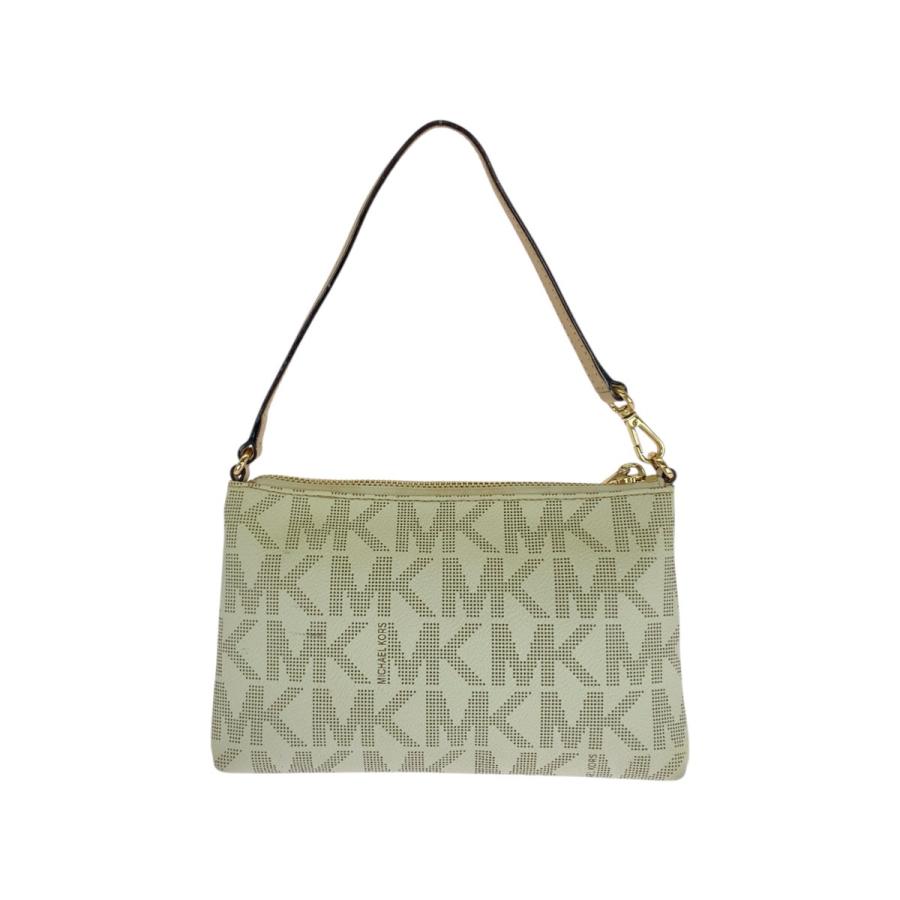 MICHAEL KORS（マイケルコース） 美品 オフホワイト ゴールド金具 PVC 