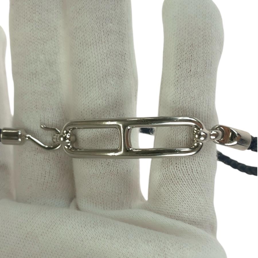 HERMES（エルメス） 美品 ルリ ブラック 黒 シルバー レザー/メタル 