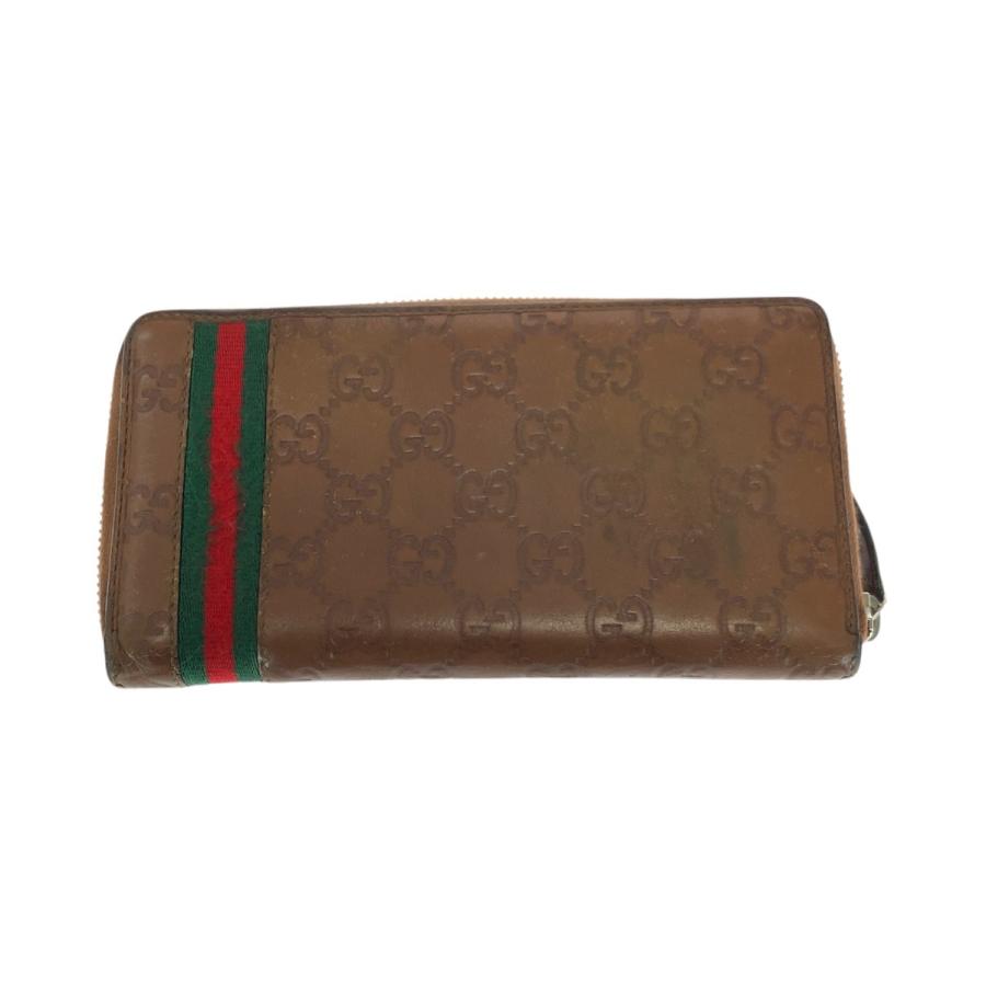GUCCI（グッチ） 美品 シェリーライン ブラウン シルバー金具 レザー