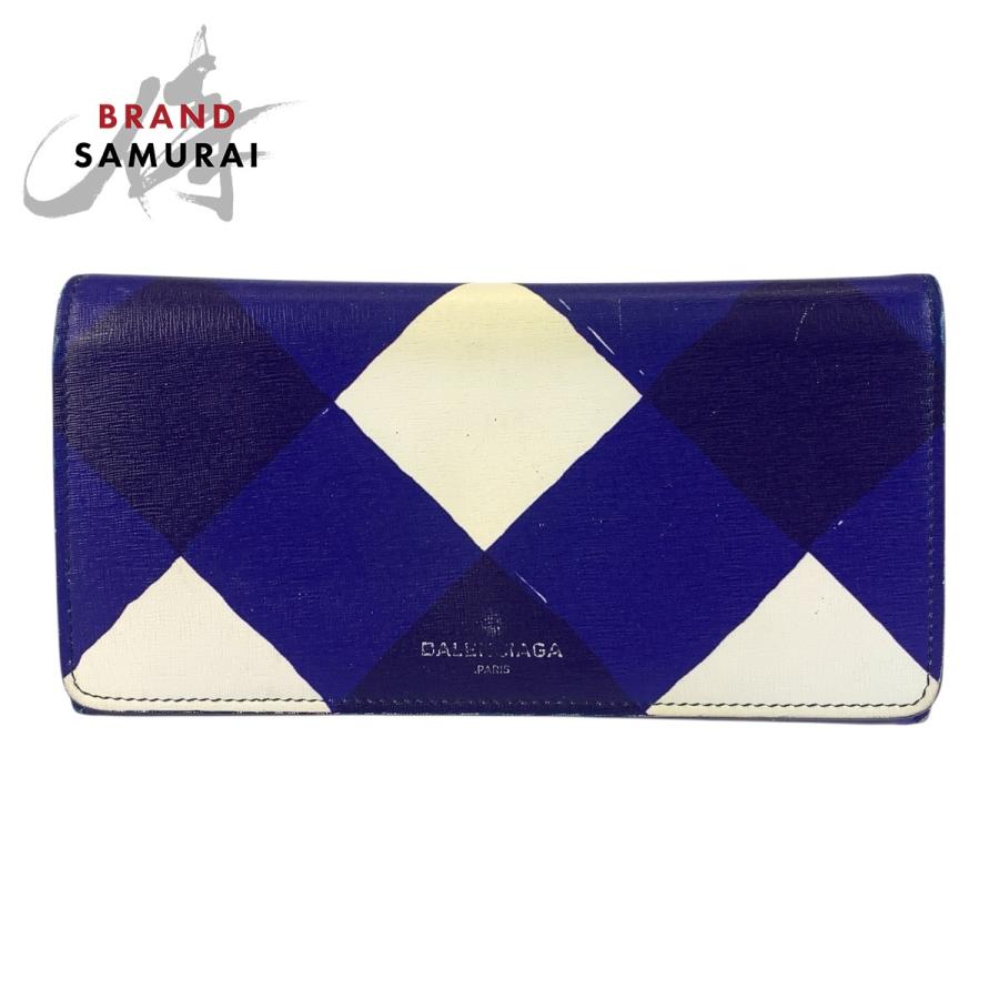 BALENCIAGA（バレンシアガ） ブルー ホワイト シルバー金具