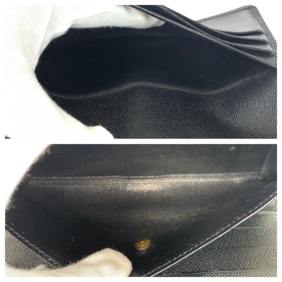 美品 LOUIS VUITTON ルイヴィトン エピ ポルトトレゾール インターナショナル ブラック 黒 ゴールド金具 レザー 長財布 メンズ 506239 | LOUIS VUITTON | 08
