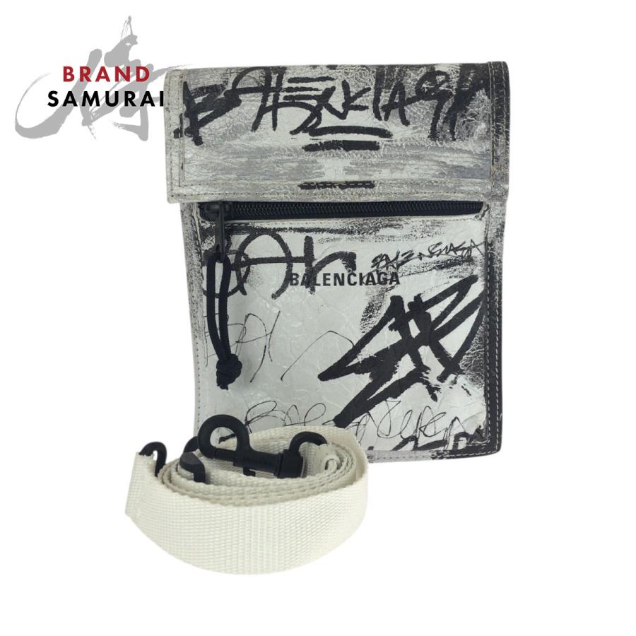 極美品 バレンシアガ ショルダーバッグ エクスプローラー グラフィティバッグ BALENCIAGA（バレンシアガ） ショルダーバッグ Explorer