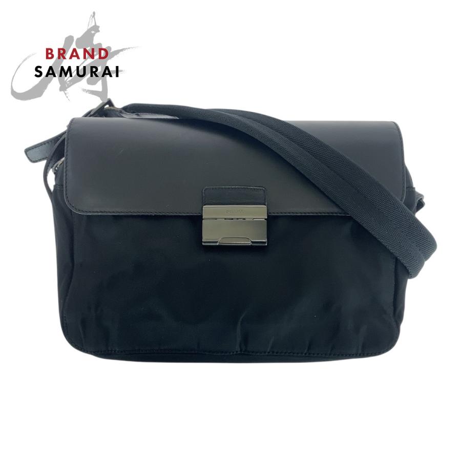 PRADA（プラダ） 美品 テスート ブラック 黒 ガンメタ金具 ナイロン