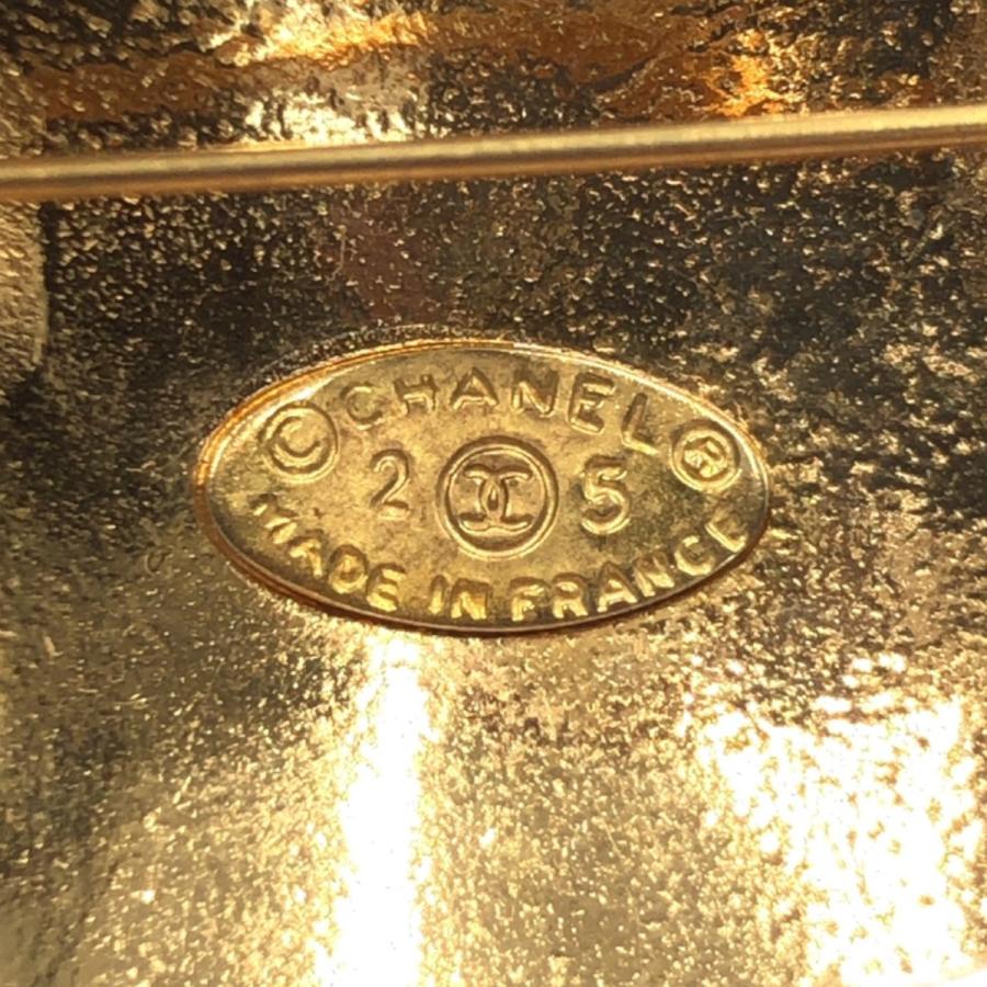 CHANEL（シャネル） マトラッセ ココマーク ゴールド メタル ブローチ