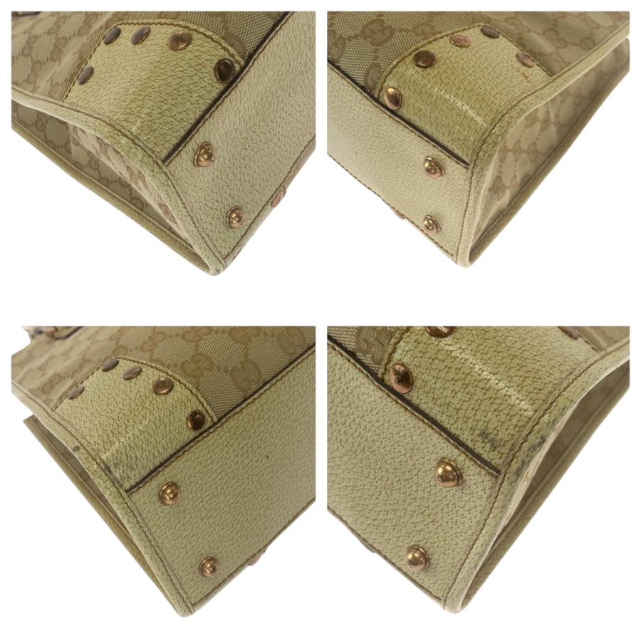 美品 GUCCI グッチ ベージュ アイボリー GGキャンバス 124260 トートバッグ ハンドバッグ ショルダーバッグ レディース 506325 | GUCCI | 02
