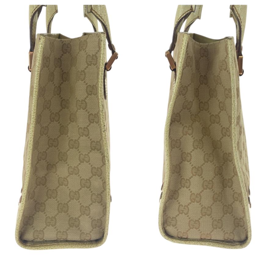美品 GUCCI グッチ ベージュ アイボリー GGキャンバス 124260 トートバッグ ハンドバッグ ショルダーバッグ レディース 506325 | GUCCI | 07
