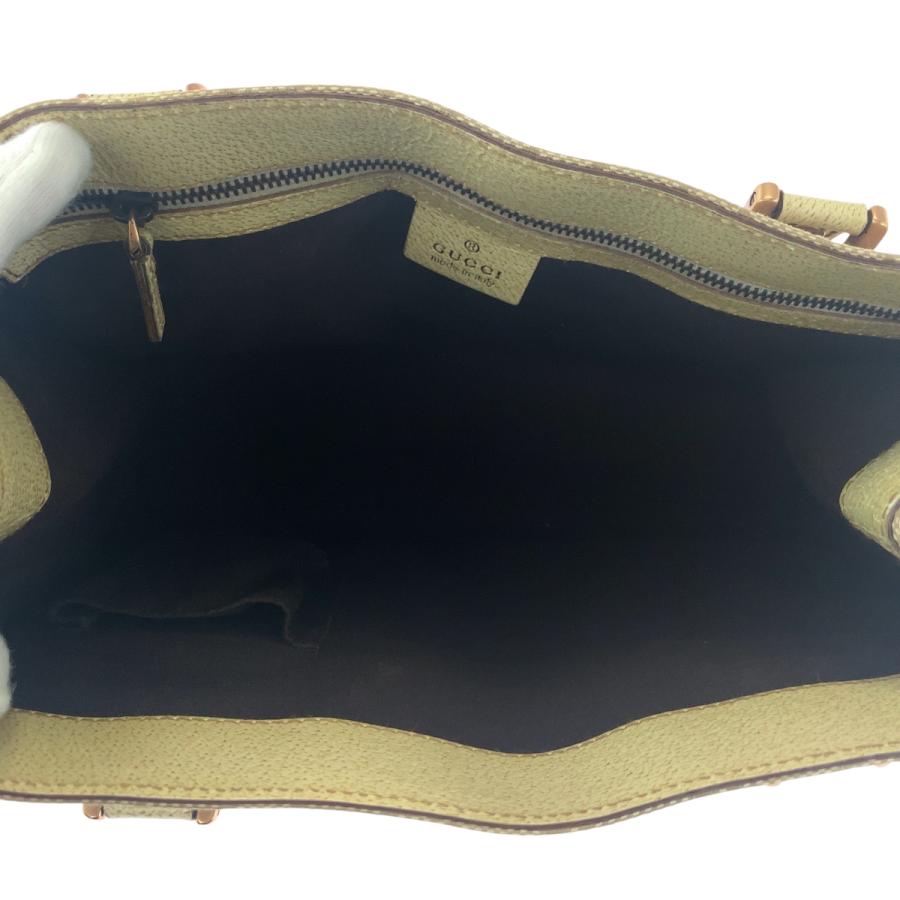 美品 GUCCI グッチ ベージュ アイボリー GGキャンバス 124260 トートバッグ ハンドバッグ ショルダーバッグ レディース 506325 | GUCCI | 08