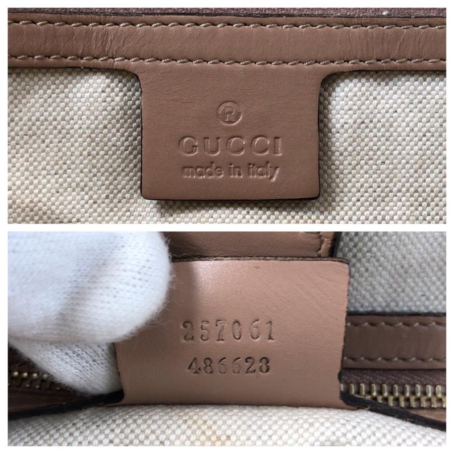美品 GUCCI グッチ メイフェア ベージュ ピンク GGキャンバス/レザー 257061 トートバッグ ショルダーバッグ レディース 506331 | GUCCI | 03
