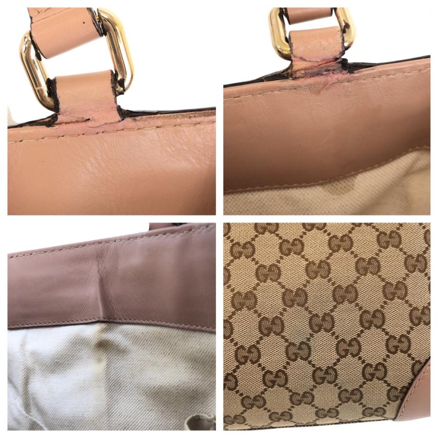 美品 GUCCI グッチ メイフェア ベージュ ピンク GGキャンバス/レザー 257061 トートバッグ ショルダーバッグ レディース 506331 | GUCCI | 04