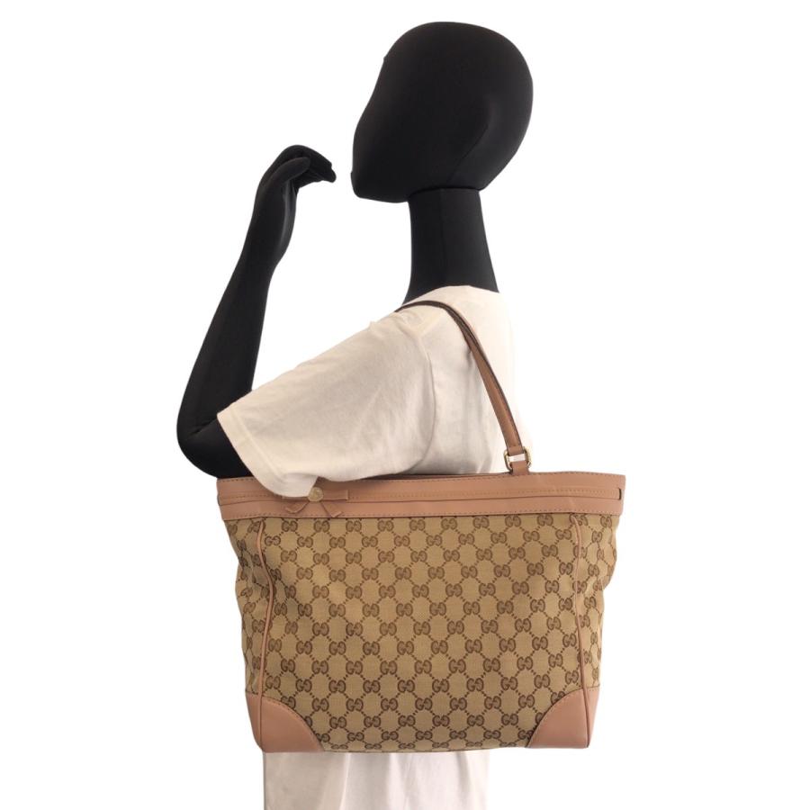 美品 GUCCI グッチ メイフェア ベージュ ピンク GGキャンバス/レザー 257061 トートバッグ ショルダーバッグ レディース 506331 | GUCCI | 05