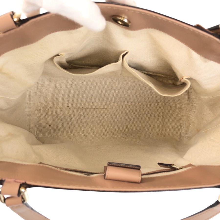 美品 GUCCI グッチ メイフェア ベージュ ピンク GGキャンバス/レザー 257061 トートバッグ ショルダーバッグ レディース 506331 | GUCCI | 07