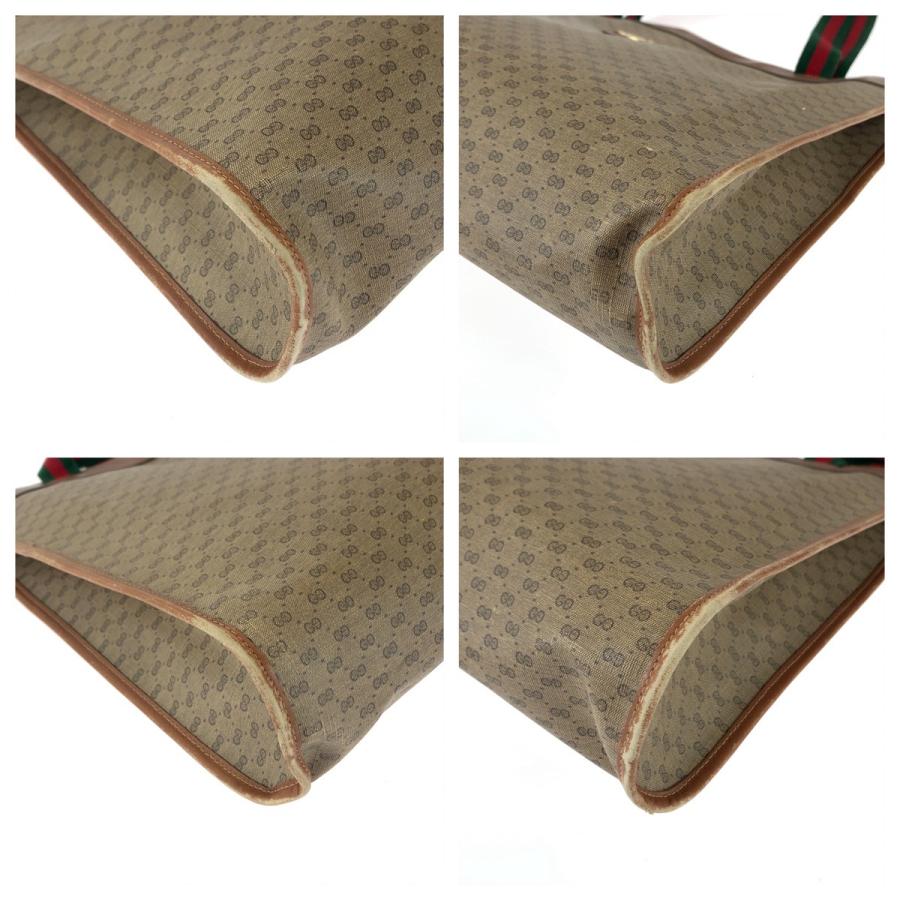 GUCCI グッチ ヴィンテージ シェリーライン マイクロGG ブラウン GGスプリームキャンバス トートバッグ ショルダーバッグ 506366 | GUCCI | 02