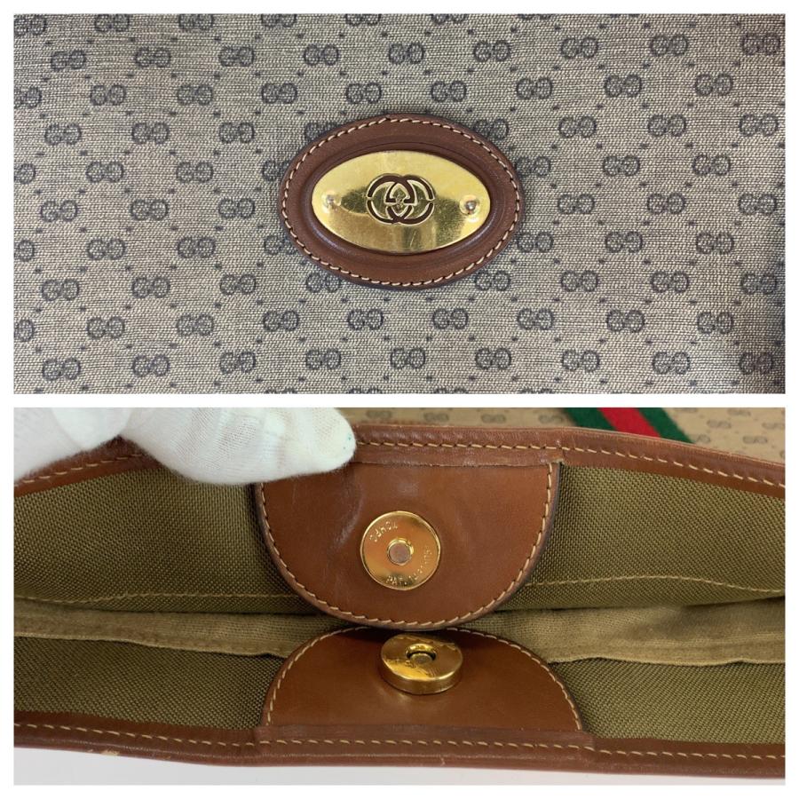 GUCCI グッチ ヴィンテージ シェリーライン マイクロGG ブラウン GGスプリームキャンバス トートバッグ ショルダーバッグ 506366 | GUCCI | 04