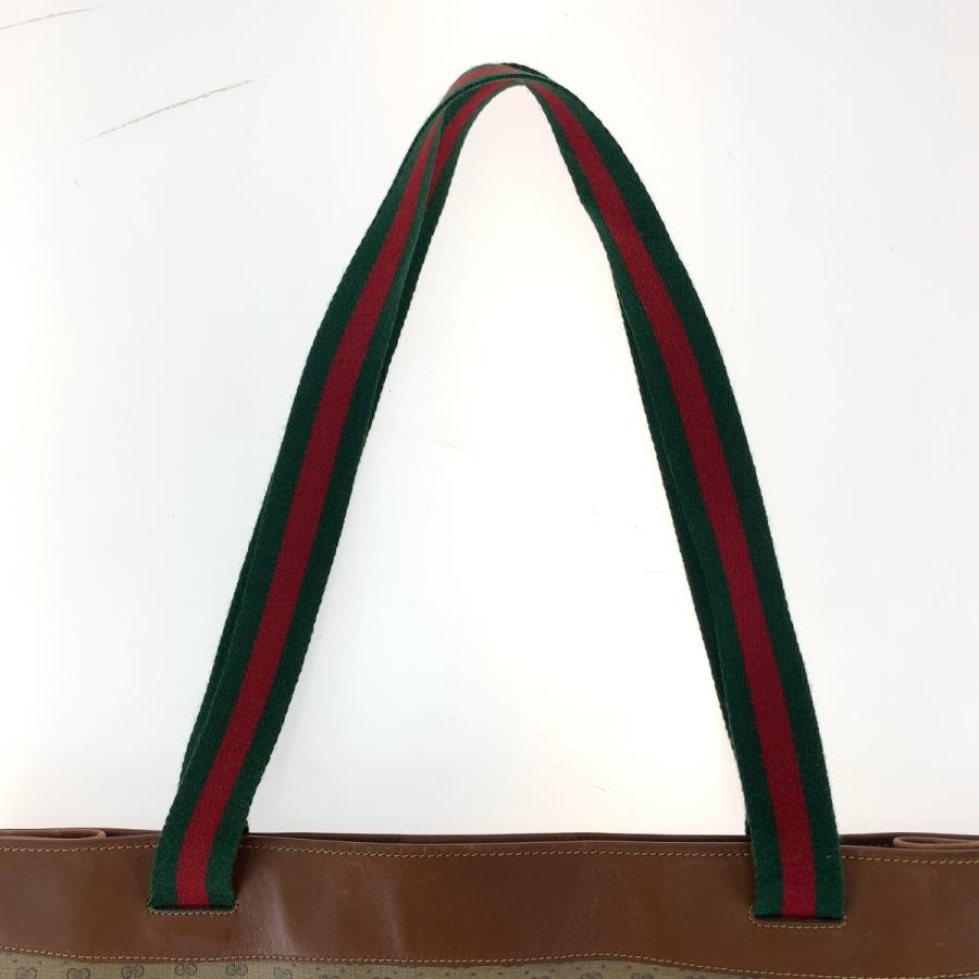 GUCCI グッチ ヴィンテージ シェリーライン マイクロGG ブラウン GGスプリームキャンバス トートバッグ ショルダーバッグ 506366 | GUCCI | 06