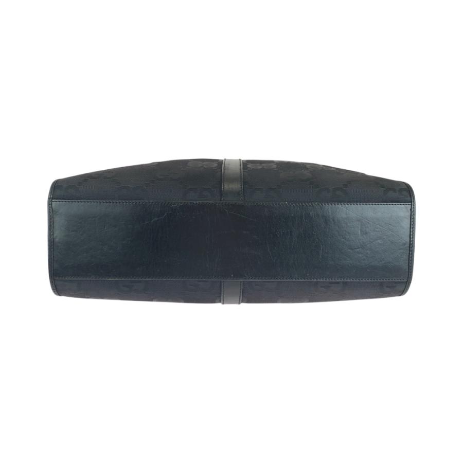 美品 GUCCI グッチ ジャッキー ブラック 黒 シルバー金具 GGキャンバス 002 1064 トートバッグ ハンドバッグ レディース 506368 | GUCCI | 09