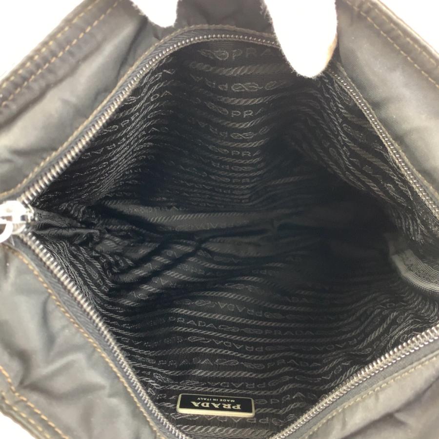 PRADA プラダ 三角ロゴプレート テスート ブラック 黒 シルバー金具 ナイロン ショルダーバッグ メッセンジャーバッグ メンズ 506370_7