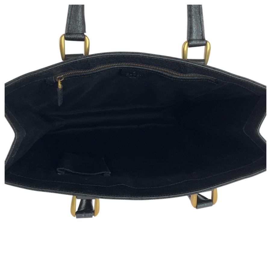 GUCCI グッチ スタッズ ブラック 黒 ゴールド金具 GGキャンバス/レザー