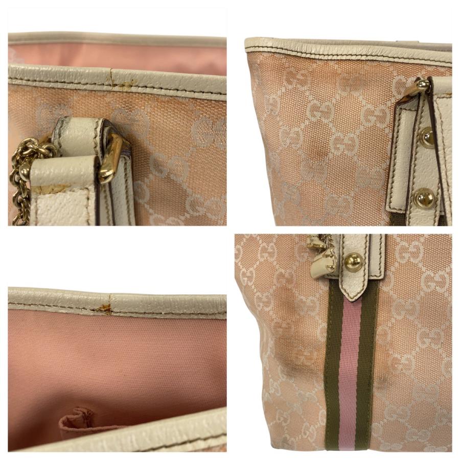 GUCCI（グッチ） シェリーライン ピンク アイボリー GGキャンバス