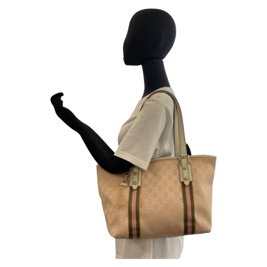 GUCCI（グッチ） シェリーライン ピンク アイボリー GGキャンバス