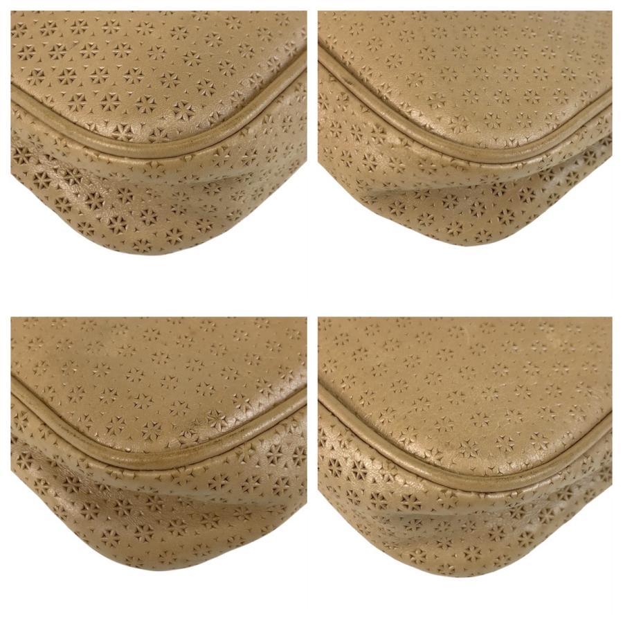 美品 TOD’S トッズ ベージュ ゴールド金具 レザー ショルダーバッグ アクセサリーポーチ レディース 506444 【中古】 美品 TOD'S トッズ ベージュ ゴールド金具 レザー ショルダーバッグ