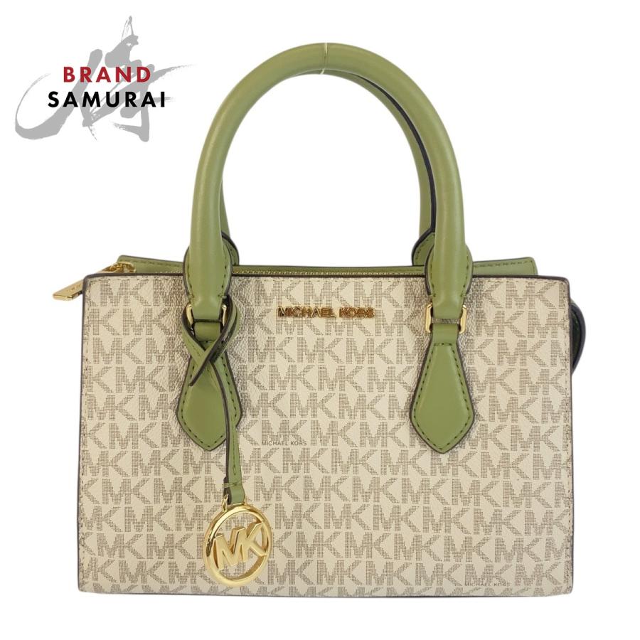 MICHAEL KORS（マイケルコース） 美品 MKシグネチャー サッチェル 