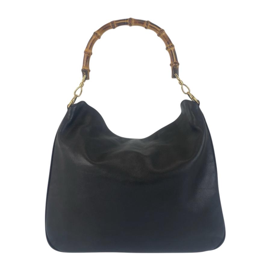 GUCCI グッチ バンブー ブラック 黒 ゴールド金具 レザー 001 1577 ハンドバッグ ショルダーバッグ 2way レディース 506480 | GUCCI | 01