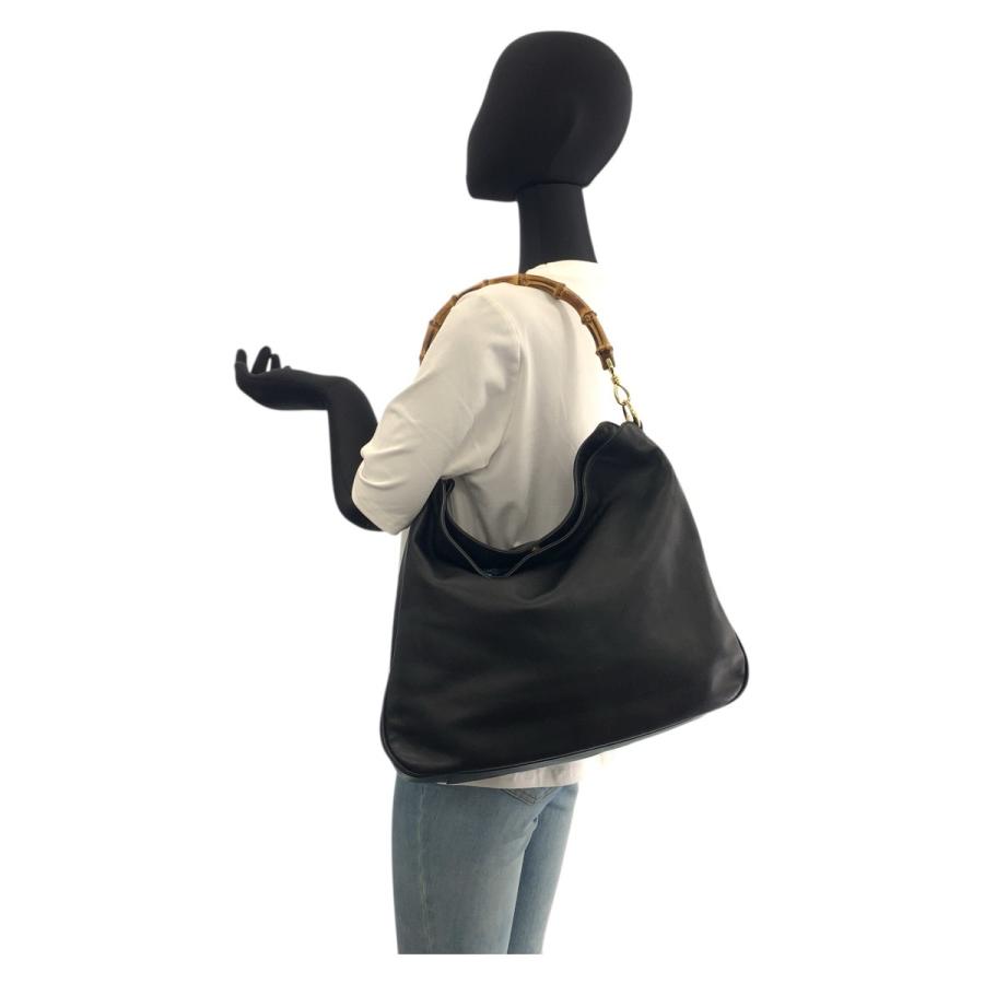 GUCCI グッチ バンブー ブラック 黒 ゴールド金具 レザー 001 1577 ハンドバッグ ショルダーバッグ 2way レディース 506480 | GUCCI | 05