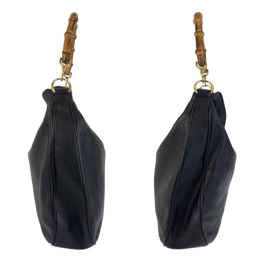 GUCCI（グッチ） バンブー ブラック 黒 ゴールド金具 レザー 001 1577
