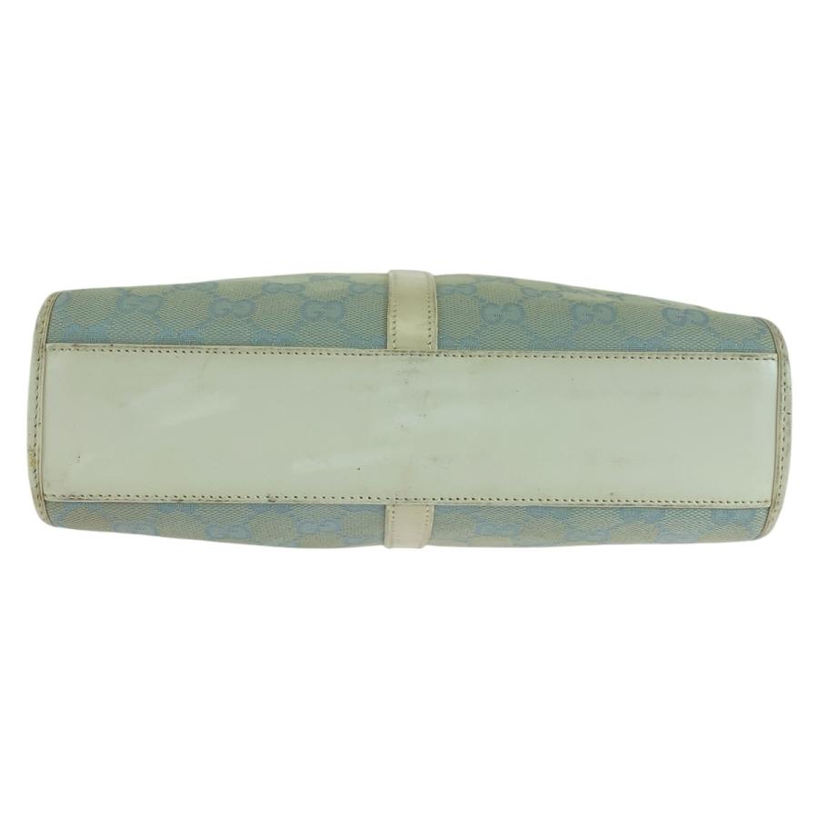 GUCCI グッチ ジャッキー ライトブルー ゴールド金具 GGキャンバス 002 5065 トートバッグ ハンドバッグ レディース 506612