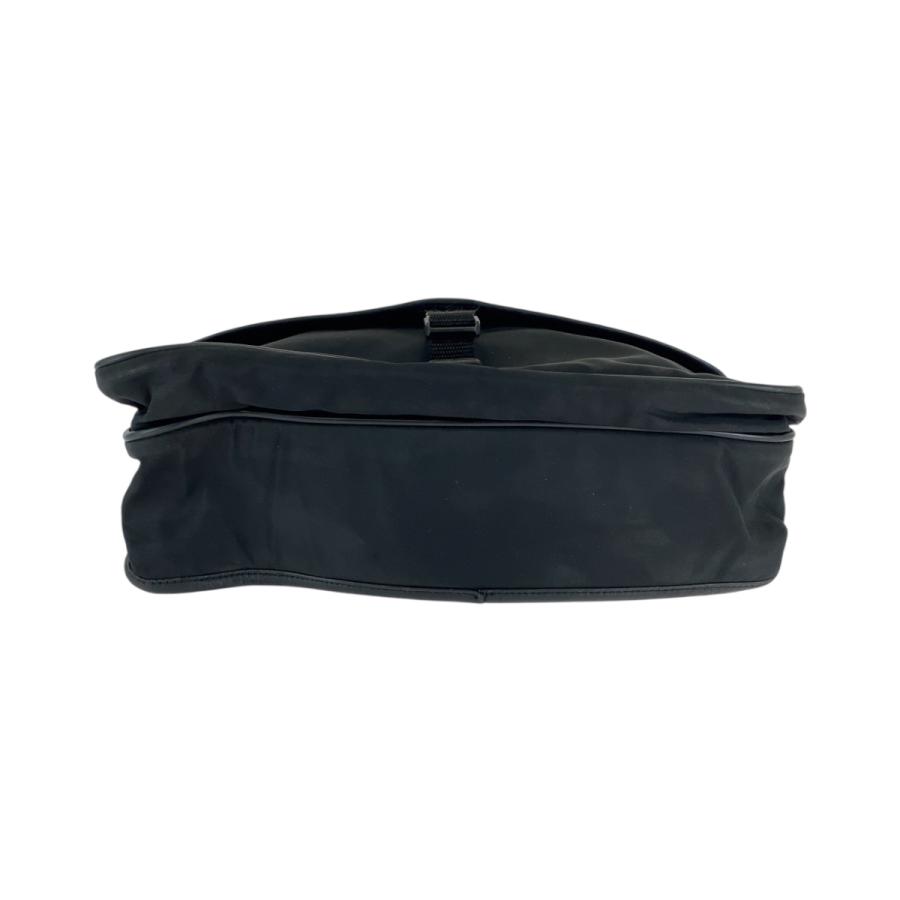 PRADA プラダ テスート 三角ロゴプレート ブラック 黒 シルバー金具 V166 ショルダーバッグ メッセンジャーバッグ レディース 506643_9