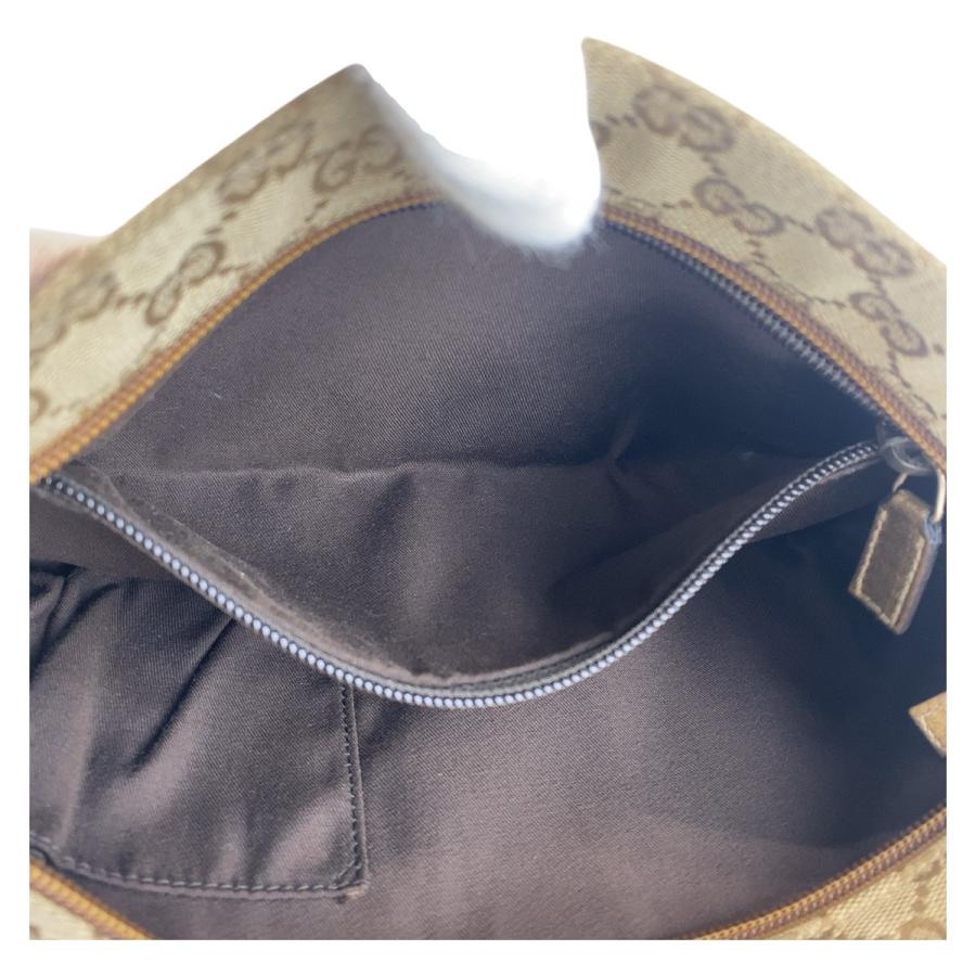 GUCCI グッチ シェリーライン ベージュ ピンク ゴールド金具 GGキャンバス 410766 ショルダーバッグ メッセンジャーバッグ レディース 506692 【中古】 GUCCI - GUCCI グッチ シェリーライン ベージュ ピンク ゴールド金具
