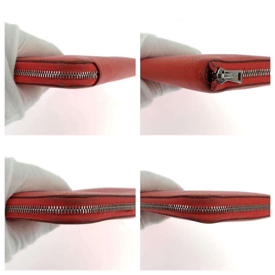 HERMES エルメス アザップロング シルクイン レッド オレンジ ヴォーエプソン 長財布 ラウンドファスナー A刻印 レディース 506709 | HERMES | 03