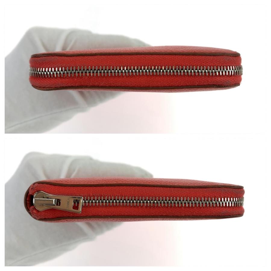 HERMES エルメス アザップロング シルクイン レッド オレンジ ヴォーエプソン 長財布 ラウンドファスナー A刻印 レディース 506709 | HERMES | 05