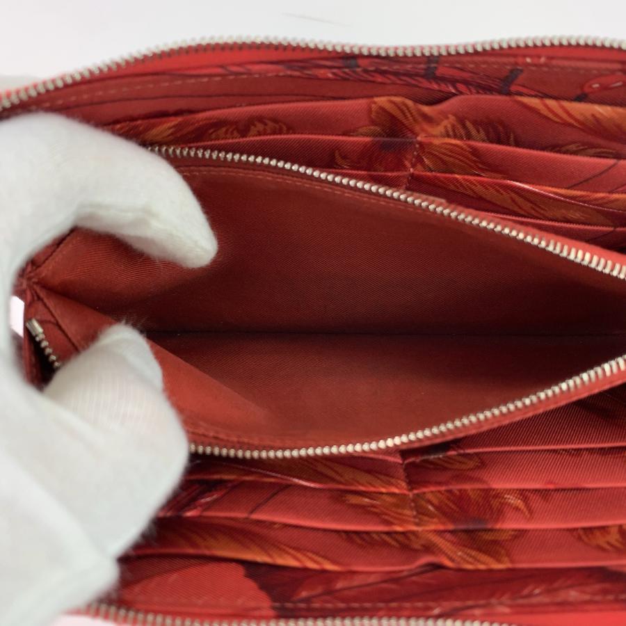 HERMES エルメス アザップロング シルクイン レッド オレンジ ヴォーエプソン 長財布 ラウンドファスナー A刻印 レディース 506709 | HERMES | 08