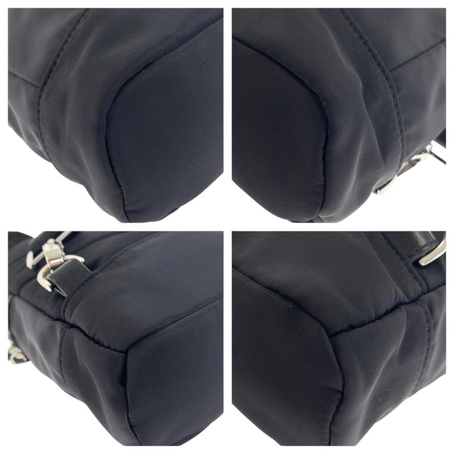 DIESEL（ディーゼル） 美品 ブラック 黒 シルバー金具 ナイロン/レザー