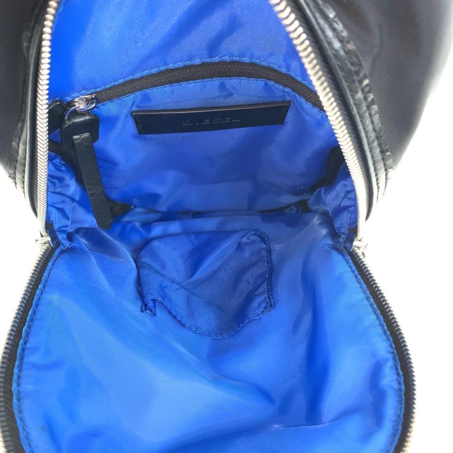 DIESEL（ディーゼル） 美品 ブラック 黒 シルバー金具 ナイロン/レザー