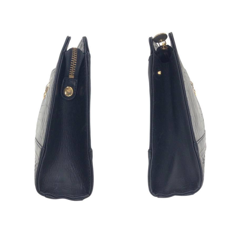 美品 VERSACE ヴェルサーチ サンバースト ブラック 黒 ゴールド金具