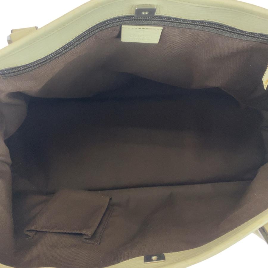 GUCCI グッチ ベージュ ホワイト シルバー金具 GGスプリームキャンバス/レザー 114595 トートバッグ ショルダーバッグ レディース 506802 | GUCCI | 08