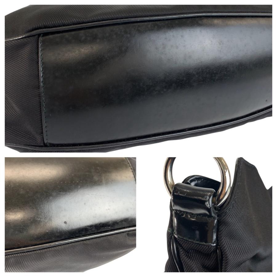 GUCCI（グッチ） 美品 バンブー ブラック 黒 シルバー金具 ナイロン