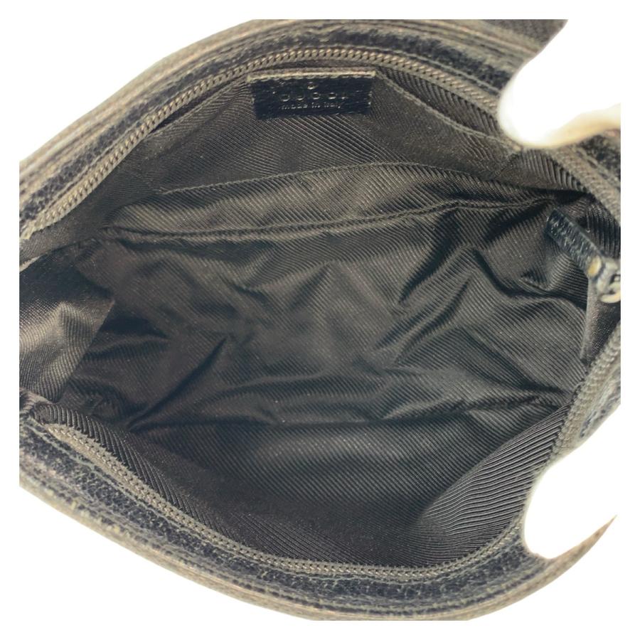 GUCCI（グッチ） ブラック 黒 シルバー金具 GGキャンバス 106644 