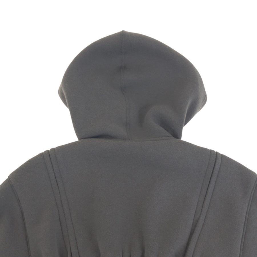 美品 Sacai サカイ スポンジ サイズ1 グレー シルバー金具 コットン/ポリエステル 22-06248 パーカー ジャケット アウター 506830_4