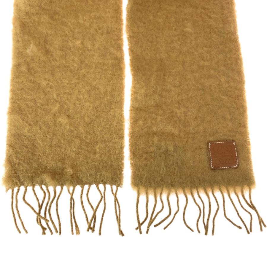 LOEWE（ロエベ） 美品 アナグラム ロゴ ベージュ キャラメル ウール