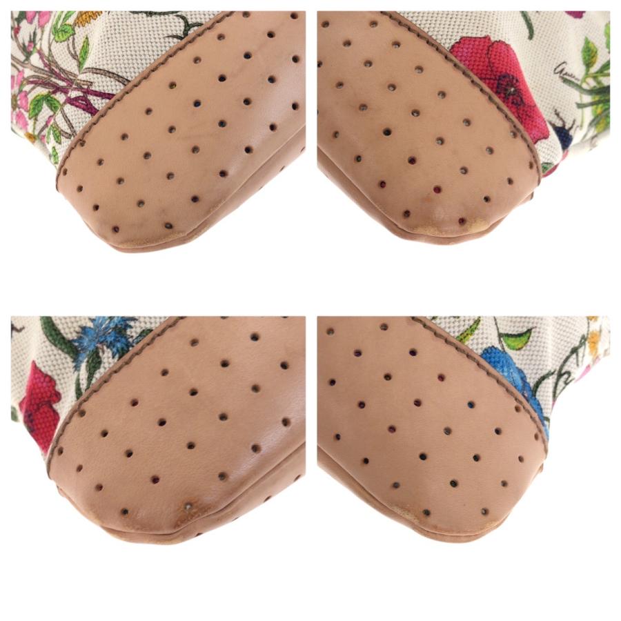 GUCCI（グッチ） 美品 フローラ マルチカラー ゴールド金具 キャンバス