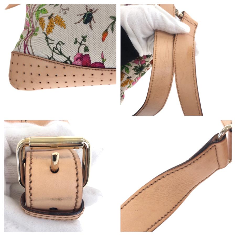美品 GUCCI グッチ フローラ マルチカラー ゴールド金具 キャンバス /レザー 145857 ショルダーバッグ レディース 506859 【中古】 GUCCI（グッチ） 美品 フローラ マルチカラー ゴールド金具 キャンバス