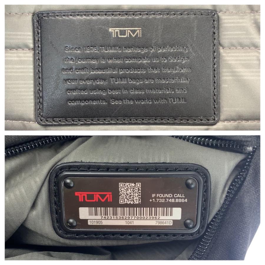 TUMI（トゥミ） 美品 Tahoe Butler ブラック 黒 ナイロン/レザー