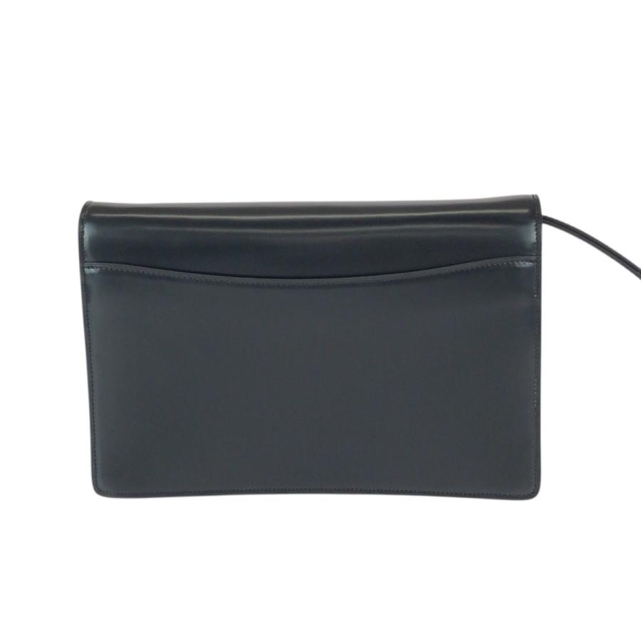 美品 Dunhill ダンヒル ブラック 黒 シルバー金具 レザー セカンドバッグ クラッチバッグ メンズ 600018 | dunhill | 01