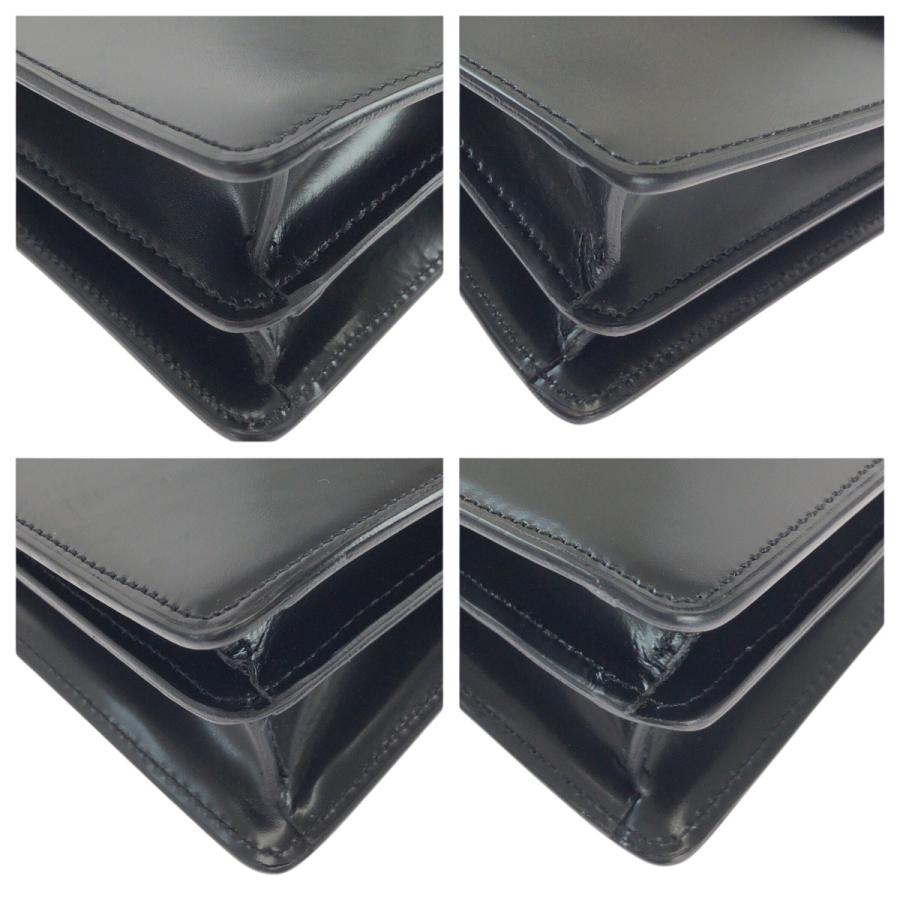 美品 Dunhill ダンヒル ブラック 黒 シルバー金具 レザー セカンドバッグ クラッチバッグ メンズ 600018 | dunhill | 02