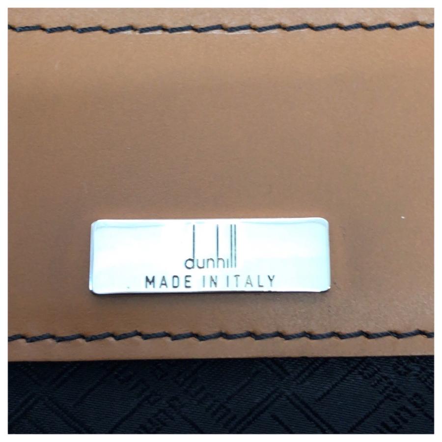 美品 Dunhill ダンヒル ブラック 黒 シルバー金具 レザー セカンドバッグ クラッチバッグ メンズ 600018 | dunhill | 03