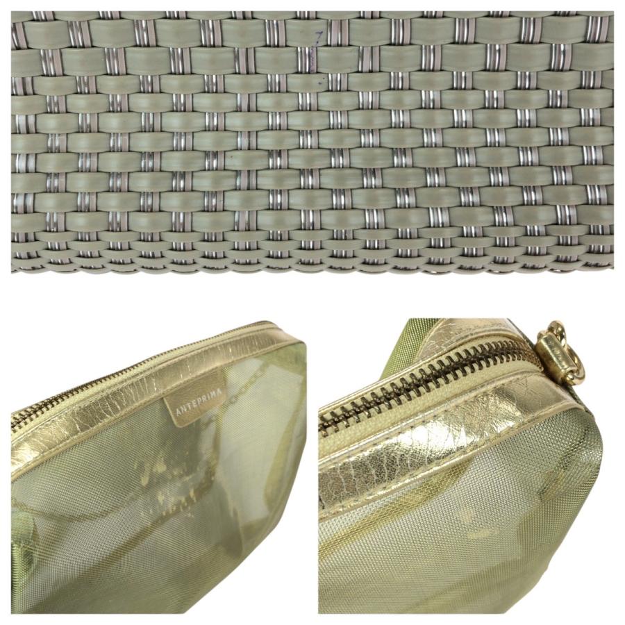 美品 ANTEPRIMA アンテプリマ イントレッチオ カーキ シルバー シルバー金具 ワイヤー トートバッグ ハンドバッグ レディース 600023 | ANTEPRIMA | 04