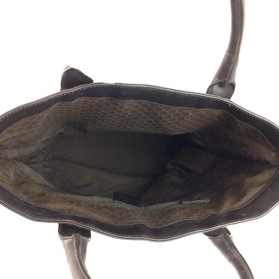 美品 GUCCI グッチ シェリーライン ベージュ ブラウン キャンバス/レザー 002 1121 トートバッグ ハンドバッグ レディース 600026 | GUCCI | 08